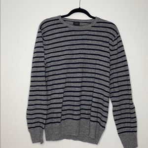 Jcrew men’s striped crew neck sweater